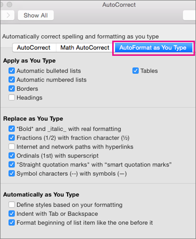 link a table in word for mac