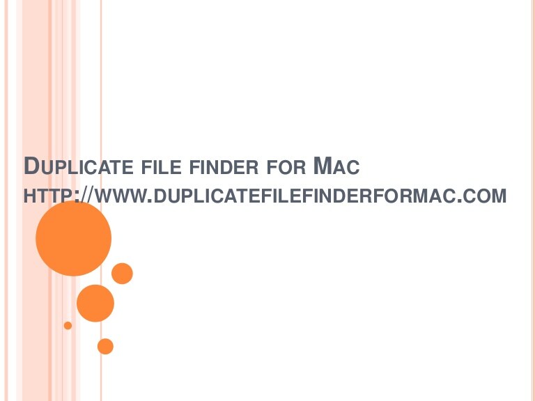 what is the best duplicate file finder for mac